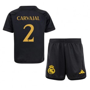 Real Madrid Daniel Carvajal #2 Replica Third Stadium Kit for Kids 2023-24 Short Sleeve (+ pants)